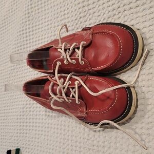 Sebago boat dockside dock Oxfords 7.5 Red (#1)